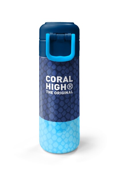 Coral High Kids Dragon Desenli Pipetli ve Direkt İçim Çelik Termos 500 ml 38113 - 7