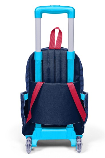 Coral High Kids Dragon Desenli Üç Bölmeli Çekçekli Okul Sırt Çantası 34013 - 2