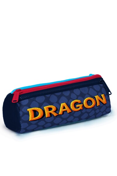 Coral High Kids Dragon Desenli Üç Bölmeli Kalem Çantası 31013 - 3