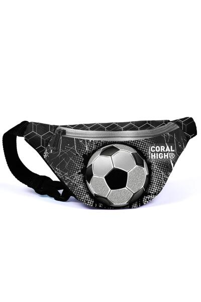 Coral High Kids Futbol Desenli Bel Çantası 11529 - 1