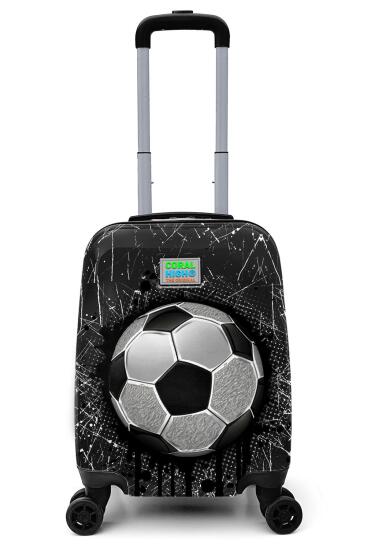 Coral High Kids Futbol Desenli Çocuk Valizi 16784 - Coral High