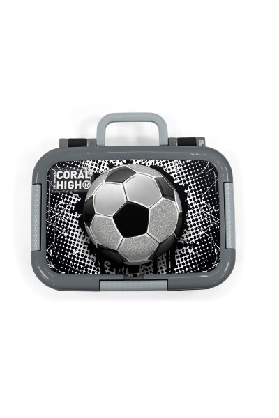 Coral High Kids Futbol Desenli Paslanmaz Çelik Beslenme Kabı 39337 - 5