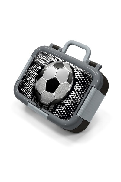Coral High Kids Futbol Desenli Paslanmaz Çelik Beslenme Kabı 39337 - 1