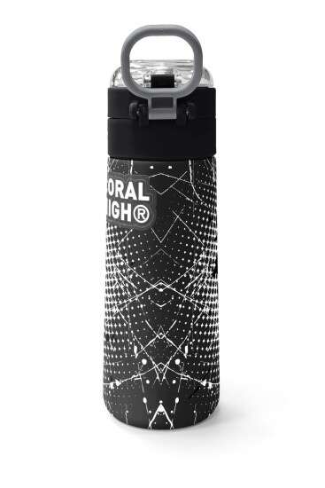 Coral High Kids Futbol Desenli Pipetli ve Direkt İçim Çelik Termos 500 ml 31816 - 4