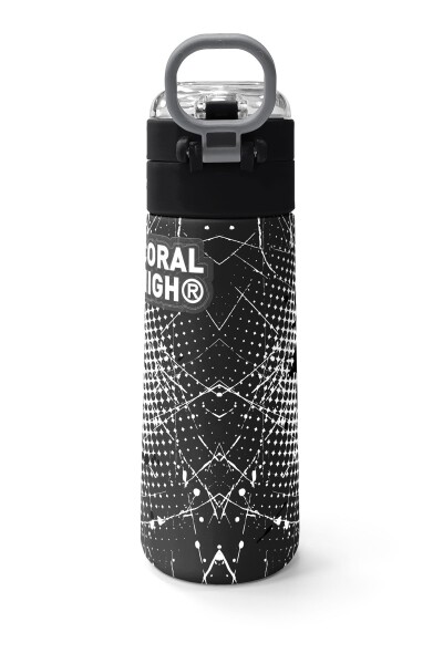 Coral High Kids Futbol Desenli Pipetli ve Direkt İçim Çelik Termos 500 ml 31816 - 4