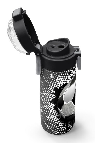 Coral High Kids Futbol Desenli Pipetli ve Direkt İçim Çelik Termos 500 ml 31816 - 6