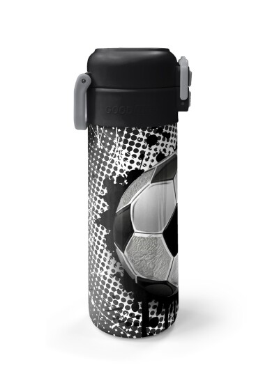 Coral High Kids Futbol Desenli Pipetli ve Direkt İçim Çelik Termos 500 ml 31816 - 5