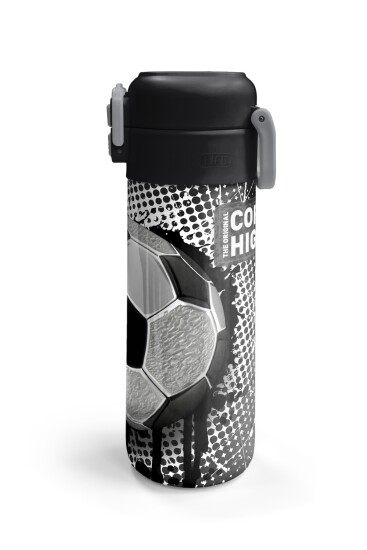 Coral High Kids Futbol Desenli Pipetli ve Direkt İçim Çelik Termos 500 ml 31816 - 6