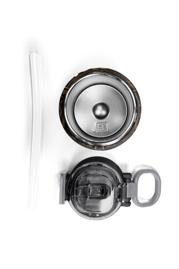 Coral High Kids Futbol Desenli Pipetli ve Direkt İçim Çelik Termos 500 ml 38117 - 7