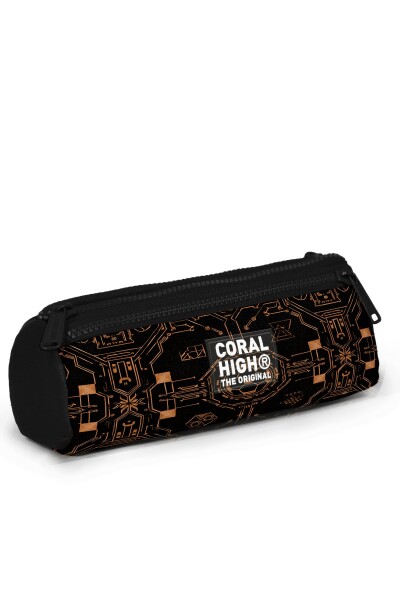 Coral High Kids Futbol Desenli Üç Bölmeli Kalem Çantası 31017 - 3