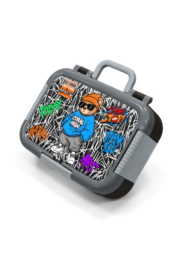 Coral High Kids Grafiti Ayıcık Desenli Paslanmaz Çelik Beslenme Kabı 39150 