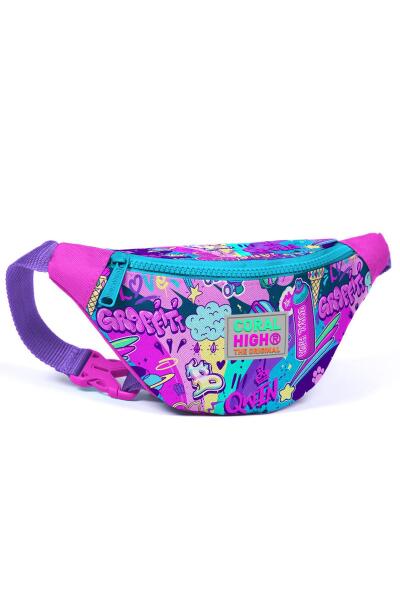 Coral High Kids Grafiti Desenli Bel Çantası 11512 - 1
