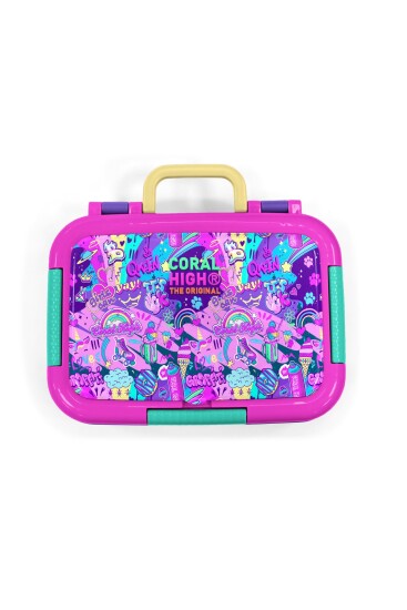 Coral High Kids Grafiti Desenli Paslanmaz Çelik Beslenme Kabı 39268 - 5