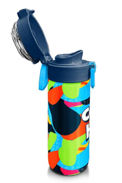 Coral High Kids Grafiti Desenli Pipetli ve Direkt İçim Çelik Termos 500 ml 31993 - 6