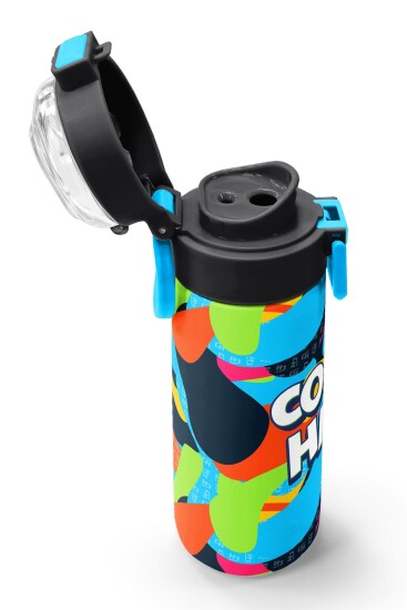 Coral High Kids Grafiti Desenli Pipetli ve Direkt İçim Çelik Termos 500 ml 31993 - 6