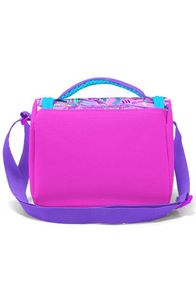 Coral High Kids Grafiti Desenli Üç Bölmeli Çekçekli 3'lü Çanta Seti SET0123960 - 6