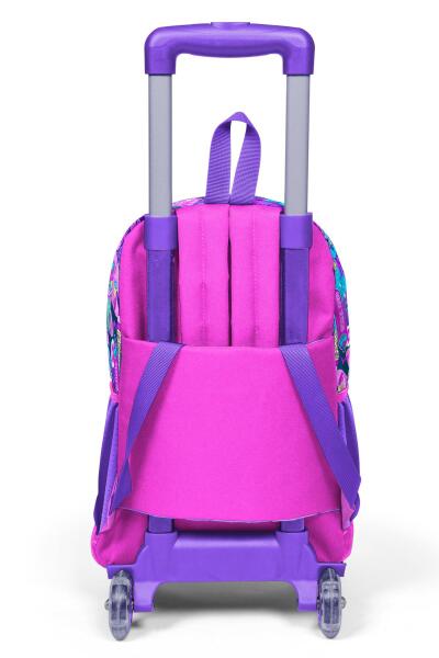 Coral High Kids Grafiti Desenli Üç Bölmeli Çekçekli Okul Sırt Çantası 23960 - 3