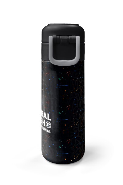 Coral High Kids Gri Basketbol Desenli Pipetli ve Direkt İçim Çelik Termos 500 ml 31856 - 7