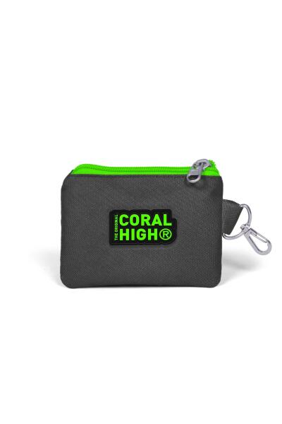Coral High Kids Gri Dinozor Desenli Bozuk Para Çantası 21874 - 2
