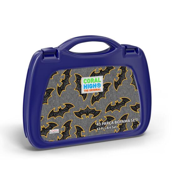 Coral High Kids Yarasa Desenli Boyama Seti (43 Parça) 15127 