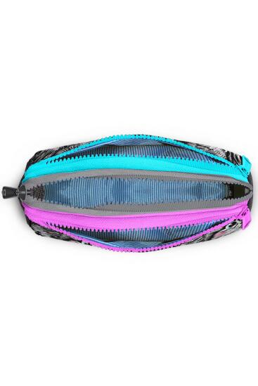 Coral High Kids Gri Kedi Desenli Üç Bölmeli Kalem Çantası 11165 - 4