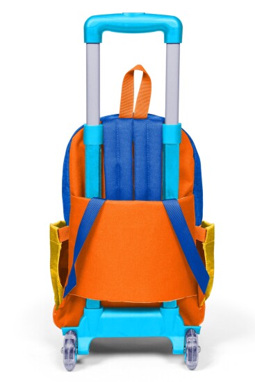 Coral High Kids Gri Sarı Üç Bölmeli Çekçekli Okul Sırt Çantası 34021 - 2