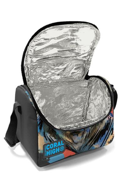 Coral High Kids Gri Siyah Kurt Desenli Thermo Beslenme Çantası 11850 - 4
