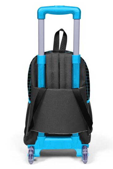 Coral High Kids Gri Turuncu Gamer Desenli Üç Bölmeli Çekçekli Okul Sırt Çantası 23946 - 3