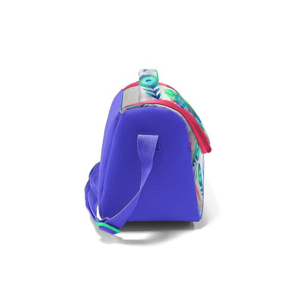 Coral High Kids Gümüş Lavanta Tavus Kuşu Desenli Thermo Beslenme Çantası 11869 - 2