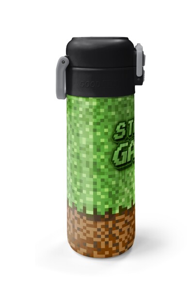 Coral High Kids High Craft Desenli Pipetli ve Direkt İçim Çelik Termos 500 ml 31992 - 5