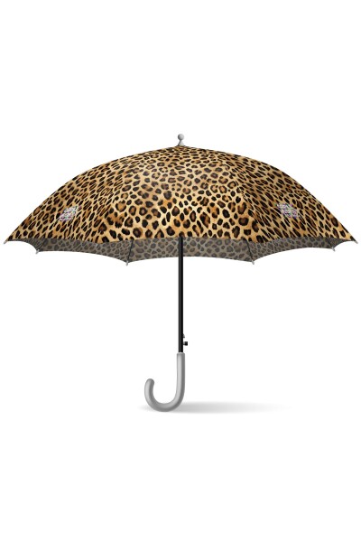 Coral High Kids Kahverengi Leopar Desenli Çocuk Şemsiyesi 12670 - 6