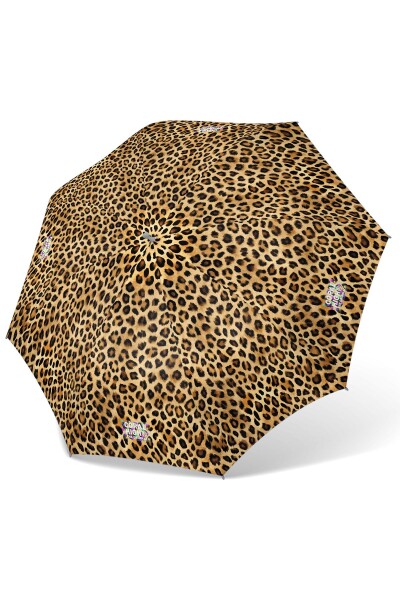 Coral High Kids Kahverengi Leopar Desenli Çocuk Şemsiyesi 12670 - 3