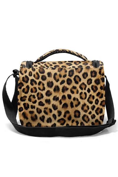 Coral High Kids Kahverengi Leopar Desenli Thermo Beslenme Çantası 22781 - 3