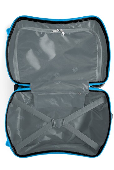 Coral High Kids Kamyon Desenli Otur-Çek Çocuk Valizi 16371 - 5