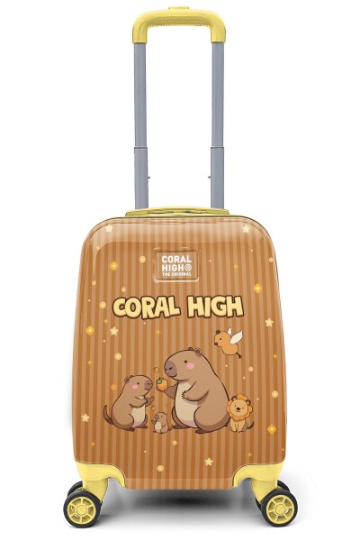 Coral High Kids Kapibara Desenli Çocuk Valizi 16797 - 1