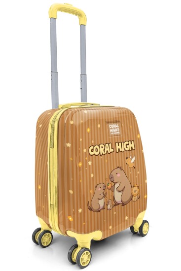 Coral High Kids Kapibara Desenli Çocuk Valizi 16797 - 5