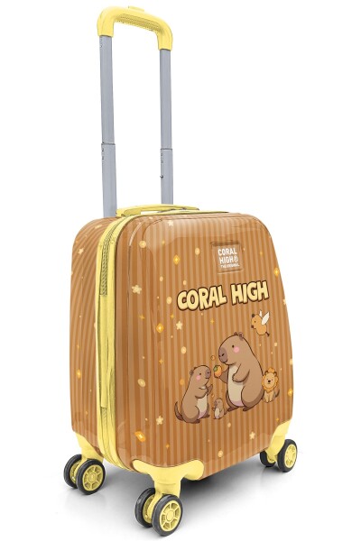 Coral High Kids Kapibara Desenli Çocuk Valizi 16797 - 5