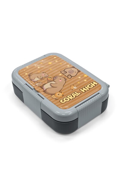 Coral High Kids Kapibara Desenli Paslanmaz Çelik Beslenme Kabı 39289 - 2
