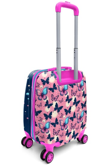 Coral High Kids Kelebek Desenli Çocuk Valizi 16695 - 7