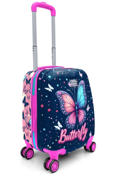 Coral High Kids Kelebek Desenli Çocuk Valizi 16695 - 6