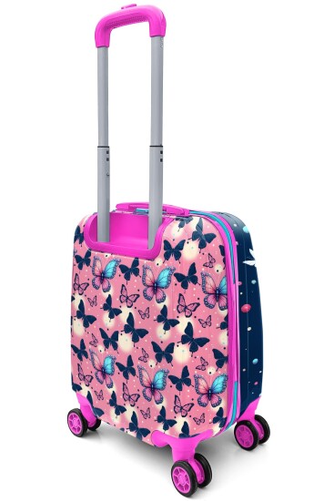 Coral High Kids Kelebek Desenli Çocuk Valizi 16695 - 8
