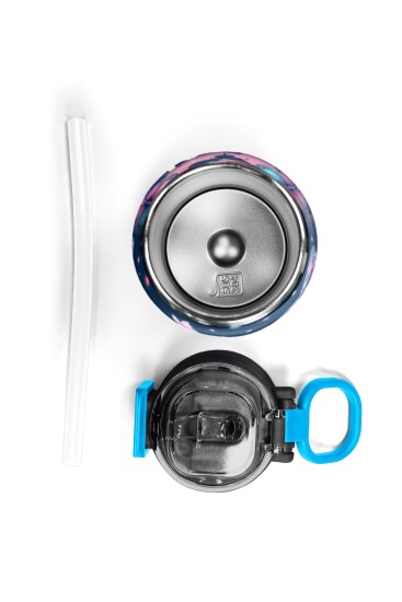 Coral High Kids Kelebek Desenli Pipetli ve Direkt İçim Çelik Termos 500 ml 38131 - 7