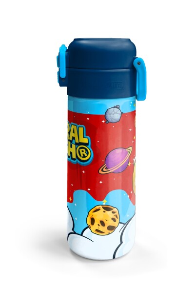 Coral High Kids Kırmızı Mavi Astronot Uzay Desenli Pipetli ve Direkt İçim Çelik Termos 500 ml 38127 - 6