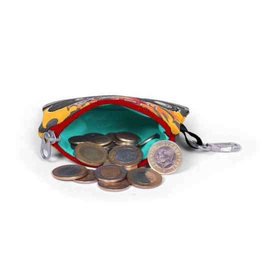 Coral High Kids Koyu Gri Siyah Monster Truck Desenli Bozuk Para Çantası 21827 - 4