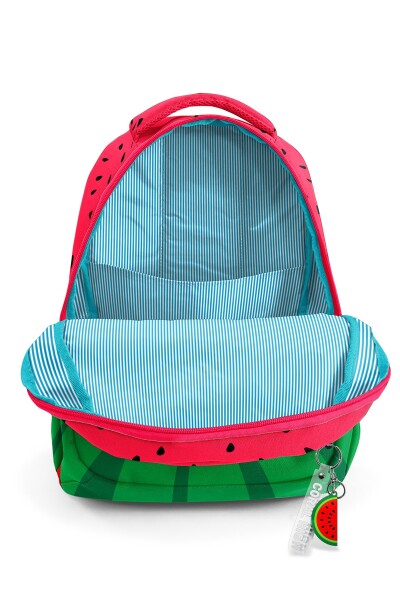 Coral High Kids Kırmızı Yeşil Karpuz Desenli 3’lü Okul Çanta Seti SET0114428 - 3