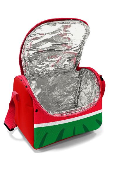 Coral High Kids Kırmızı Yeşil Karpuz Desenli Thermo Beslenme Çantası 12789 - 4