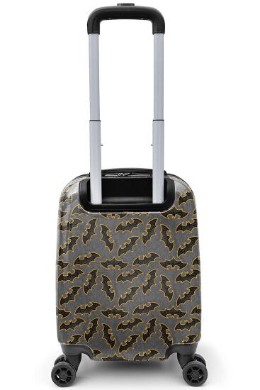 Coral High Kids Koyu Gri Hardal Yarasa Desenli Çocuk Valizi 16740 - 3
