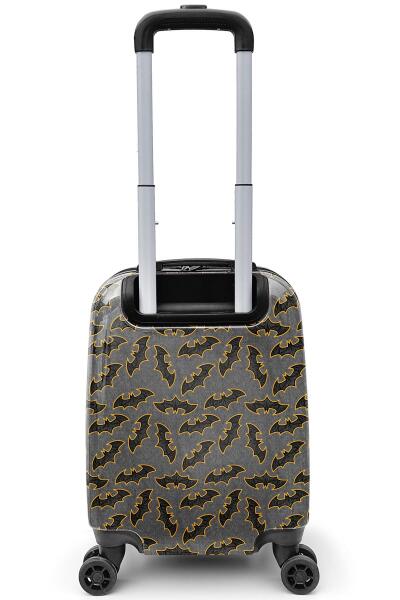 Coral High Kids Koyu Gri Hardal Yarasa Desenli Çocuk Valizi 16740 - 3
