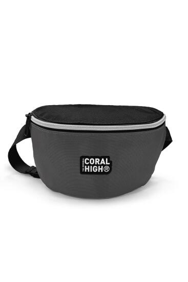 Coral High Kids Koyu Gri Siyah Bel Çantası 22540 - Coral High KIDS