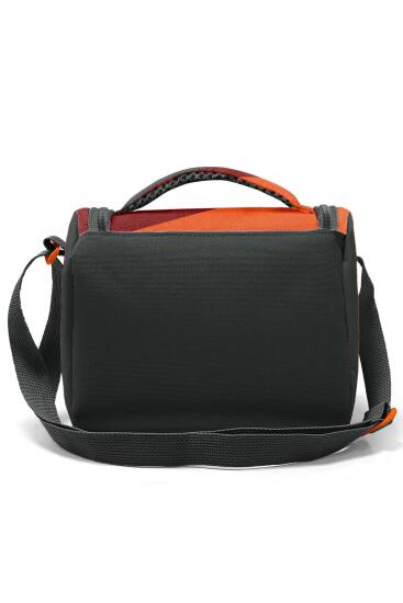 Coral High Kids Koyu Gri Turuncu Bordo Renkli Thermo Beslenme Çantası 22792 - 3